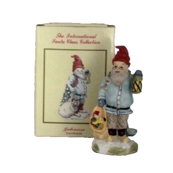 Vintage International 1992 Santa Claus Collection Scandinavia Julenisse Ceramic - Picture 1 of 7